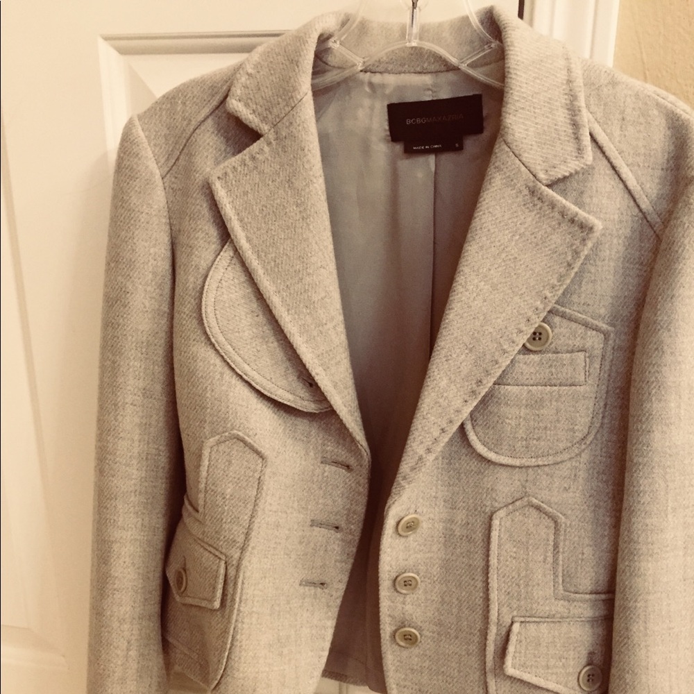 Grey Blazer BCBG Max Azria size S